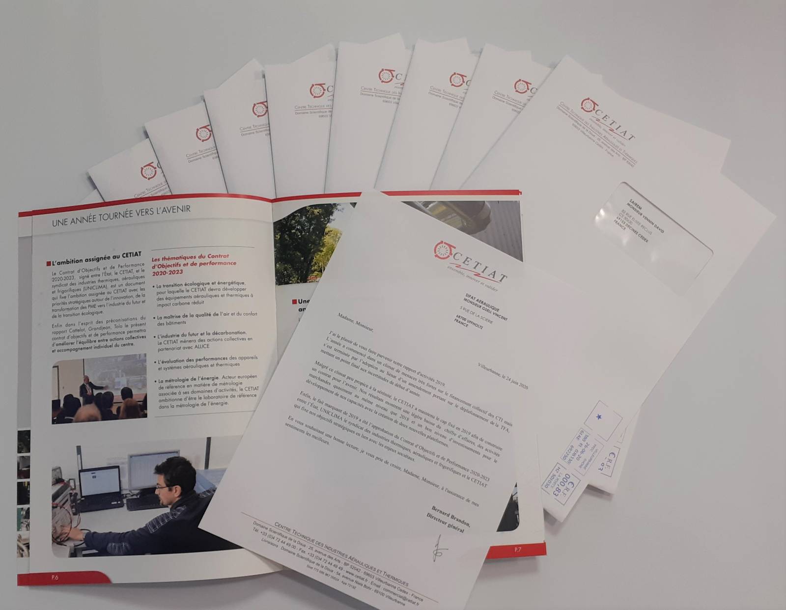 Rapport d'activité du CETIAT imprimé en numérique à Villeurbanne