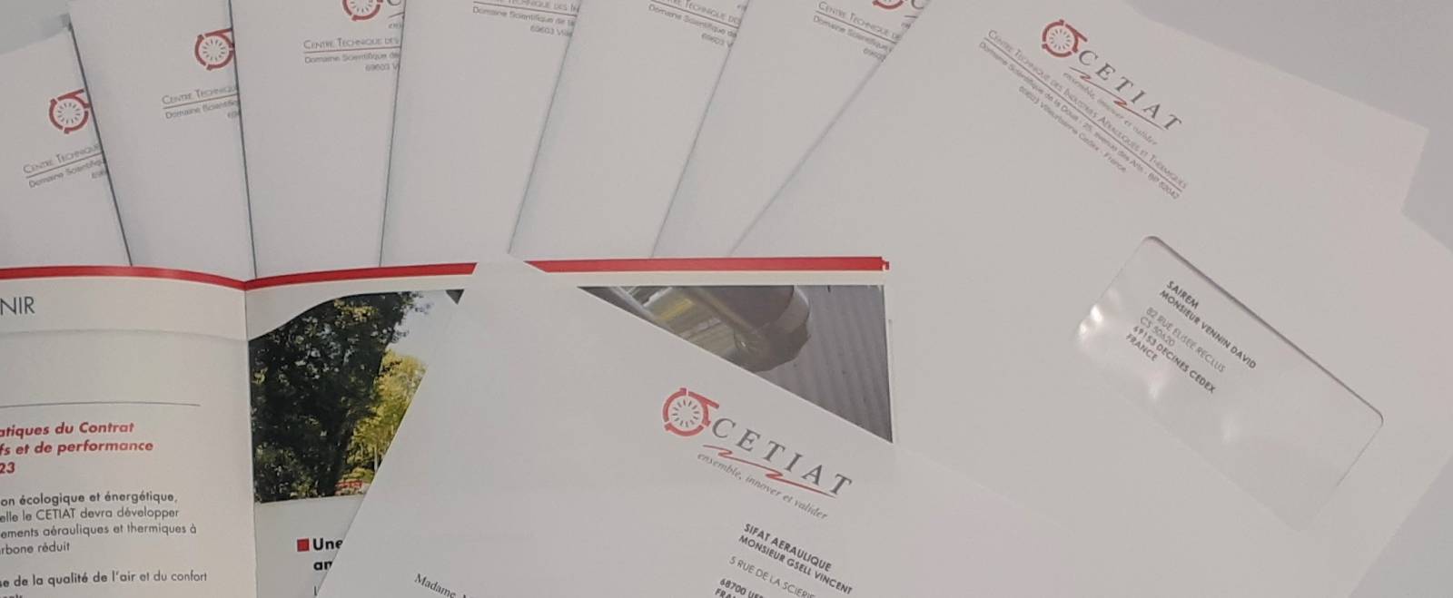 Courrier d'accompagnement personnalisé impression numérique Villeurbanne à côté de lyon