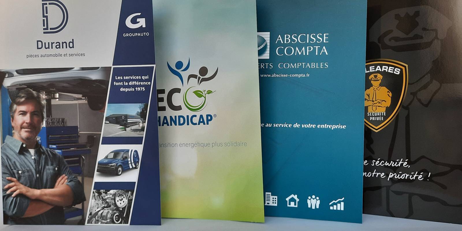 Création et impression de pochettes à rabats de Villeurbanne à Saint Priest