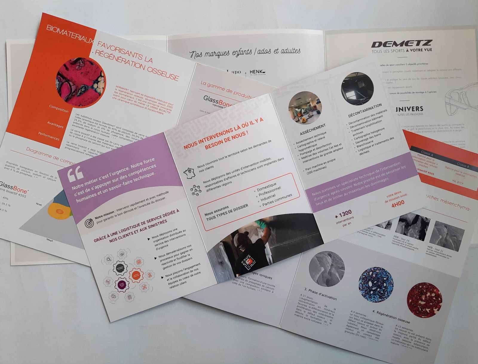 Mise en page de plaquette commerciale Lyon et sa région