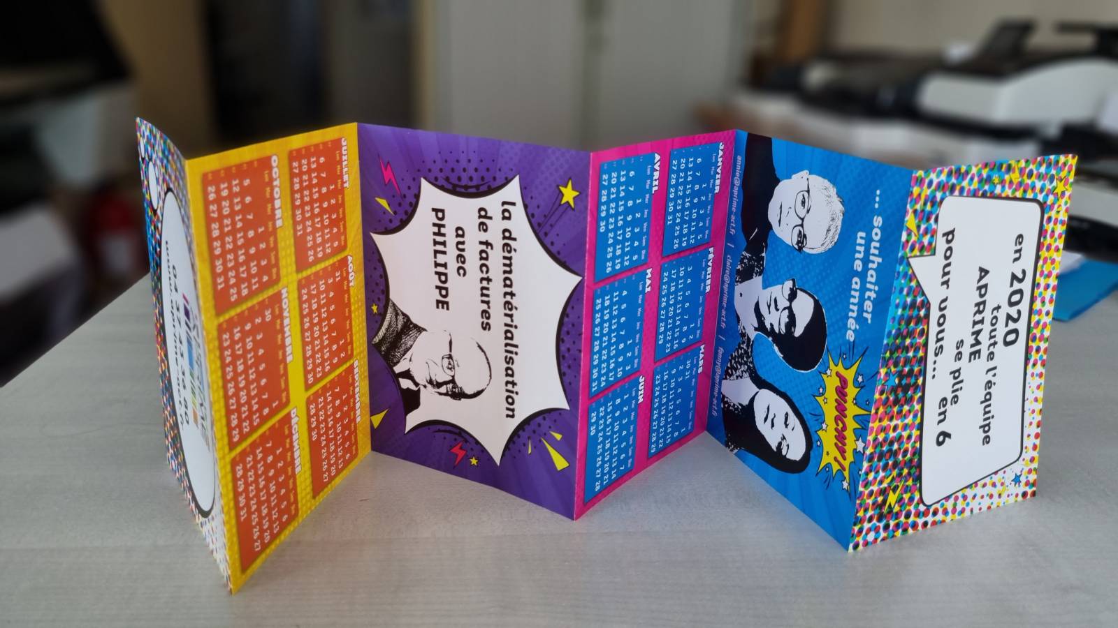 Carte de voeux 2024 grand format Lyon