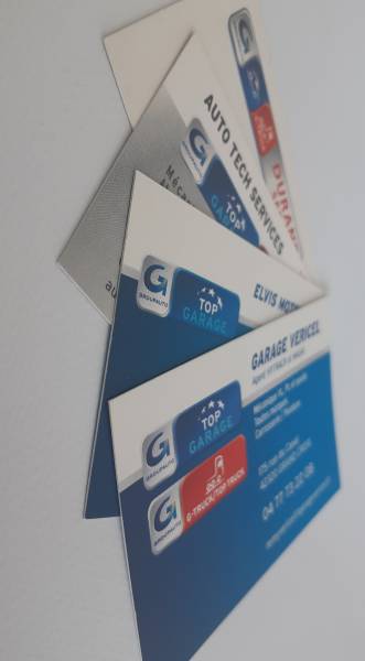 Carte de visite 350gr sur Villeurbanne dans le 69