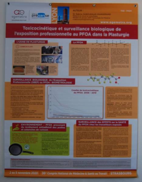 Poster sur bâche A1 mise en page et impression pour un client à côté de Lyon 69