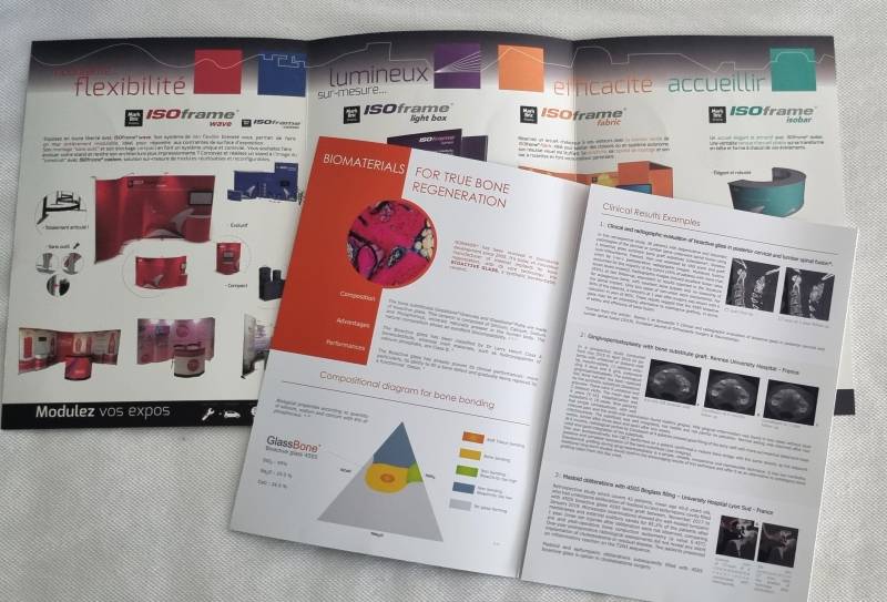 Impression de plaquette commerciale en format A4 ou A3 à Lyon Part Dieu !