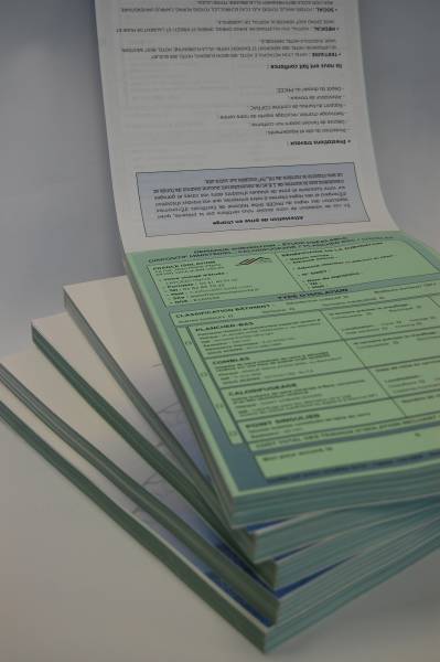 Carnet autocopiant à Lyon