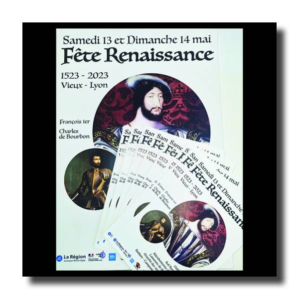 Impression Affiches et dépliants événementiel Lyon.
