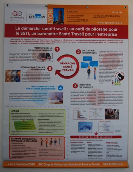 Poster bâche M1 60 x 80 cm pour notre client basé à Oullins à côté de Lyon